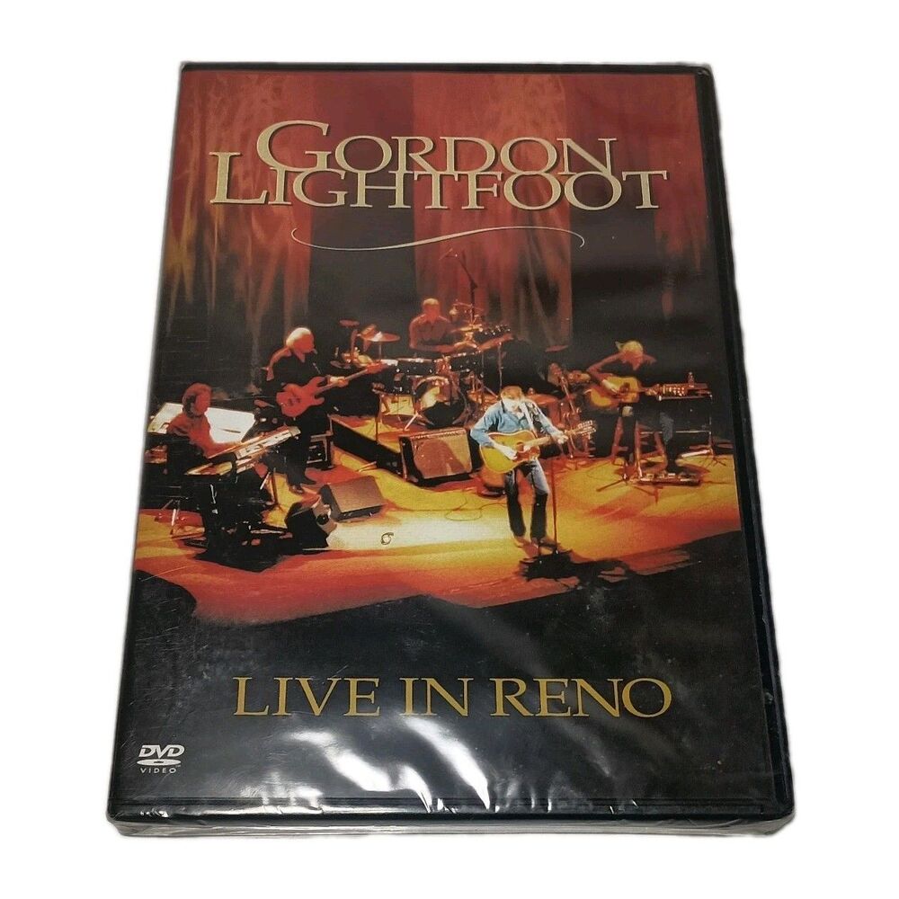 *Rare* Gordon Lightfoot : Live in Reno OOP HTF Concert DVD Brand New Sealed